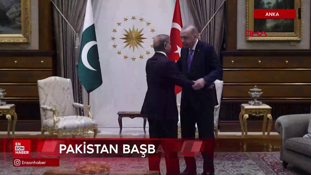Cumhurbaşkanı Erdoğan, Pakistan Başbakanı Şerif'i kabul etti