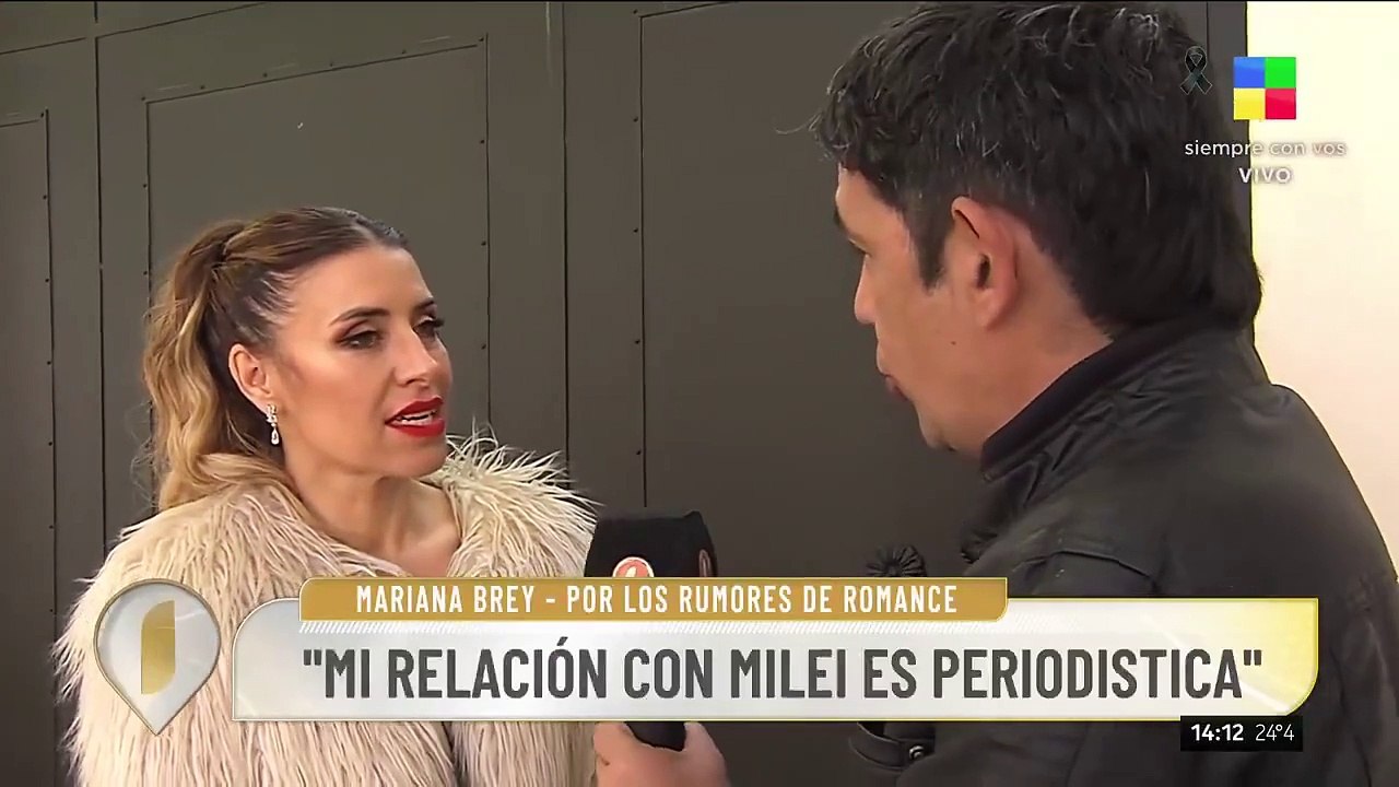 Mariana Brey habló de los rumores de romance con Javier Milei y aclaró qué tipo de relación tienen: "Es..."