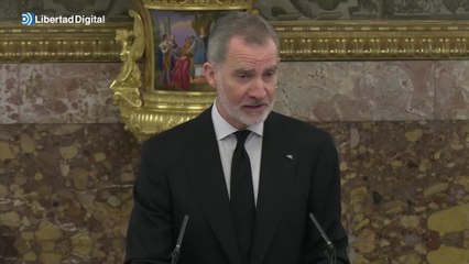 Emotivo discurso de Felipe VI recordando a Vargas Llosa y al Papa