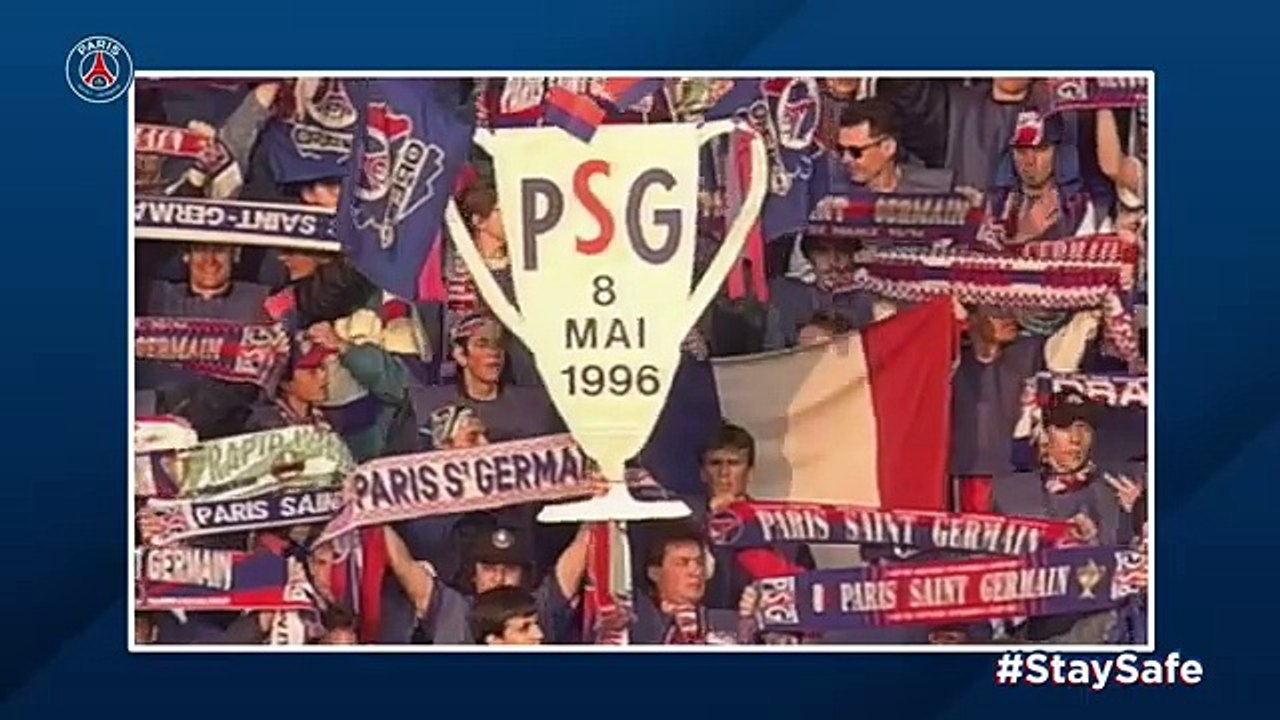 Coupe d'Europe des Vainqueurs de Coupe de Football Saison 1995-1996 Finale PSG - Rapid de Vienne