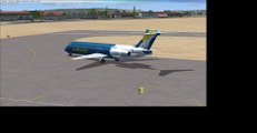 FSX is B717-200 on Airport, Lisbon
