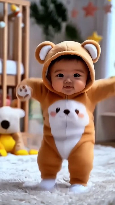 Adorable Little Motor Dance 👶😂 #babydance #babyfashion