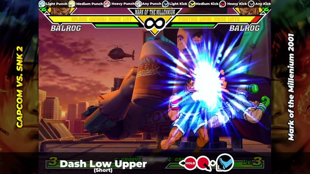 BALROG (BOXER) MOVE LIST - Capcom vs. SNK 2 (CVS2)