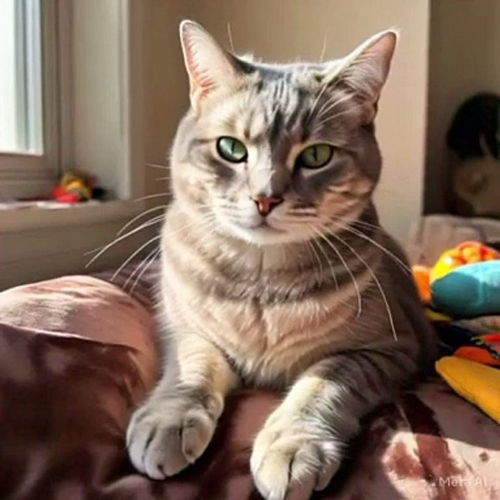 Animated cat#ai#animation