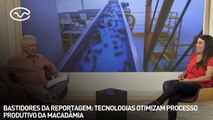 Bastidores da reportagem: tecnologias otimizam processo produtivo da macadâmia