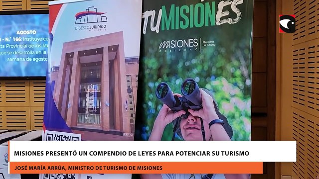 Misiones presentó un compendio de leyes para potenciar su turismo
