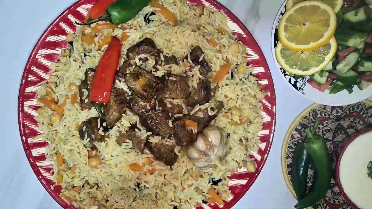 How to make Uzbek Pilaf(Pulao, Palov, Plov, Osh) || How Uzbek natives make Uzbek Pulao