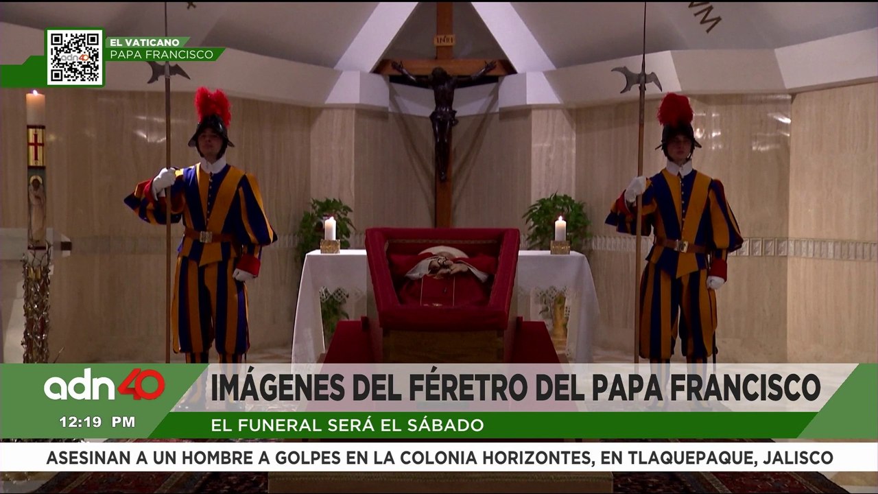 Se dieron a conocer las primeras imágenes del féretro y cuerpo del papa Francisco