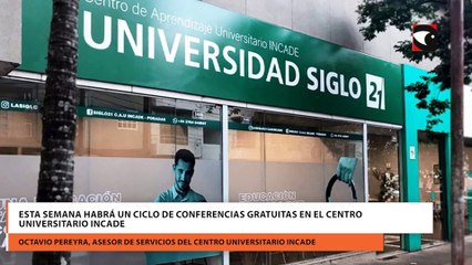 Esta semana habrá un ciclo de conferencias gratuitas en el Centro Universitario INCADE