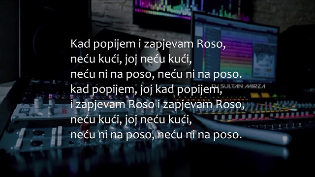 Neću kući, neću ni na poso - Zvuci Bosanskog Meraka (uživo izvorna matrica)