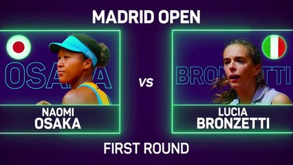 Osaka shocked in opening round of Madrid Open