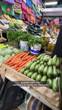 Comprar la canasta básica del hogar es más barato comprarla en mercados locales que en cadenas comerciales