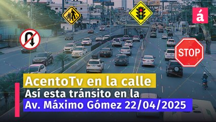 Vea cómo está tránsito en la Av. Máximo Gómez hoy 22 de abril