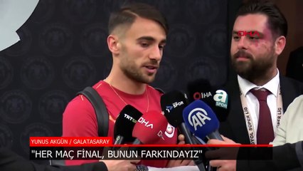 Galatasaray'da Yunus Akgün: Performansımızdaki yükseliş bize moral veriyor