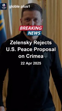 Zelensky Rejects U.S. Peace Plan on Crimea | Ukraine-Russia Conflict Update 2025