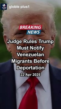 Judge Blocks Trump’s Deportation Orders | Venezuelan Migrants Get 21-Day Legal Notice