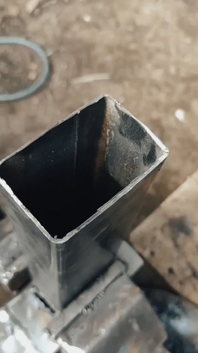 some welders don't know that angle iron can cover holes in hollo iron#weldingshorts#welding