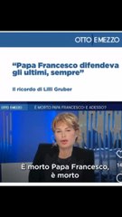 lilligruber a ottoemezzo LA7 ricorda papà francesco