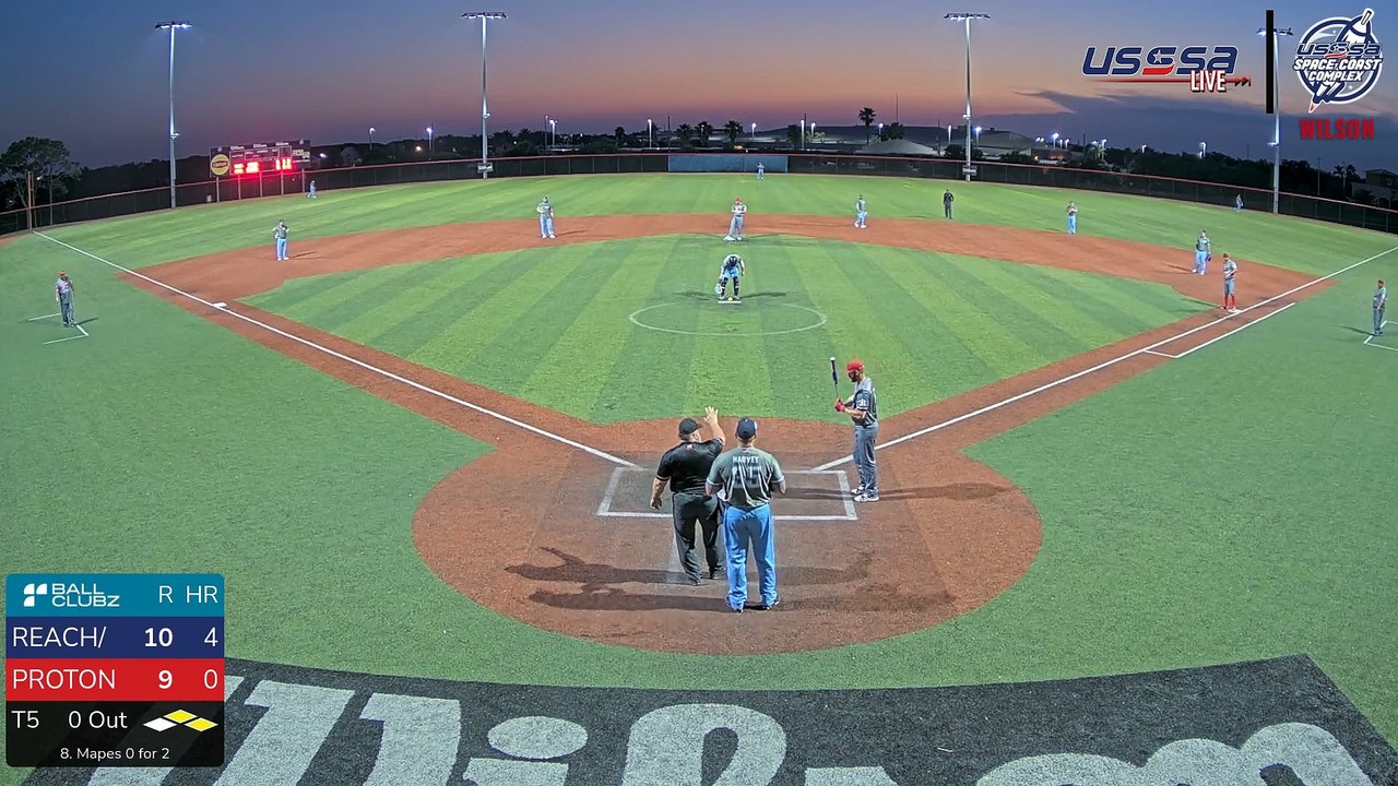 Proton/Str8play/Rebel VS Reach/Demarini/Worshams/RedAthlete - Fri, Apr 11, 2025 7:35 PM to Fri, 9:05 PM