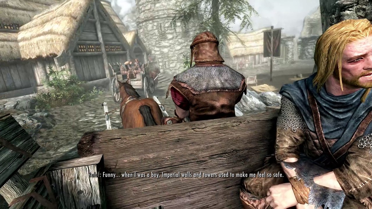 Skyrim Special Edition. Opening Scene Overhaul mod with OSO Patch & Vanilla Black fade times mod