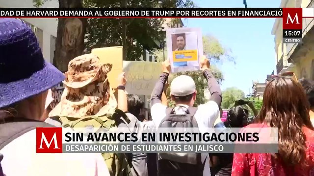 Continúa la búsqueda de estudiantes desaparecidos en Jalisco; piden avances en la investigación