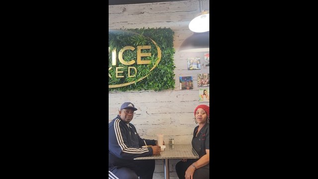 Jammin' 105.7's DJ Thump Interviews Rochelle Hodge, owner Of Twice Baked Potatoes Restaurant.