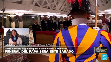 Así será el dispositivo de seguridad para el funeral del papa Francisco