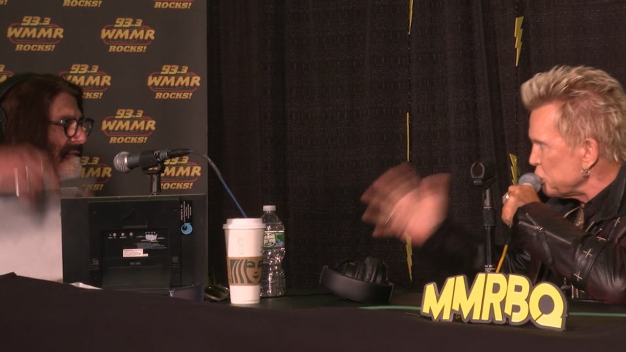Billy Idol Backstage at MMRBQ 2023