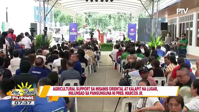 Agricultural support sa Misamis Oriental at kalapit na lugar, inilunsad sa pangunguna ni PBBM