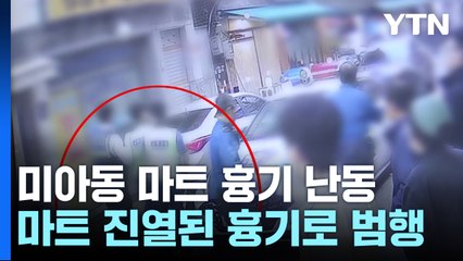 '마트 흉기 난동' 동기 집중 수사...약물 검사 검토 / YTN