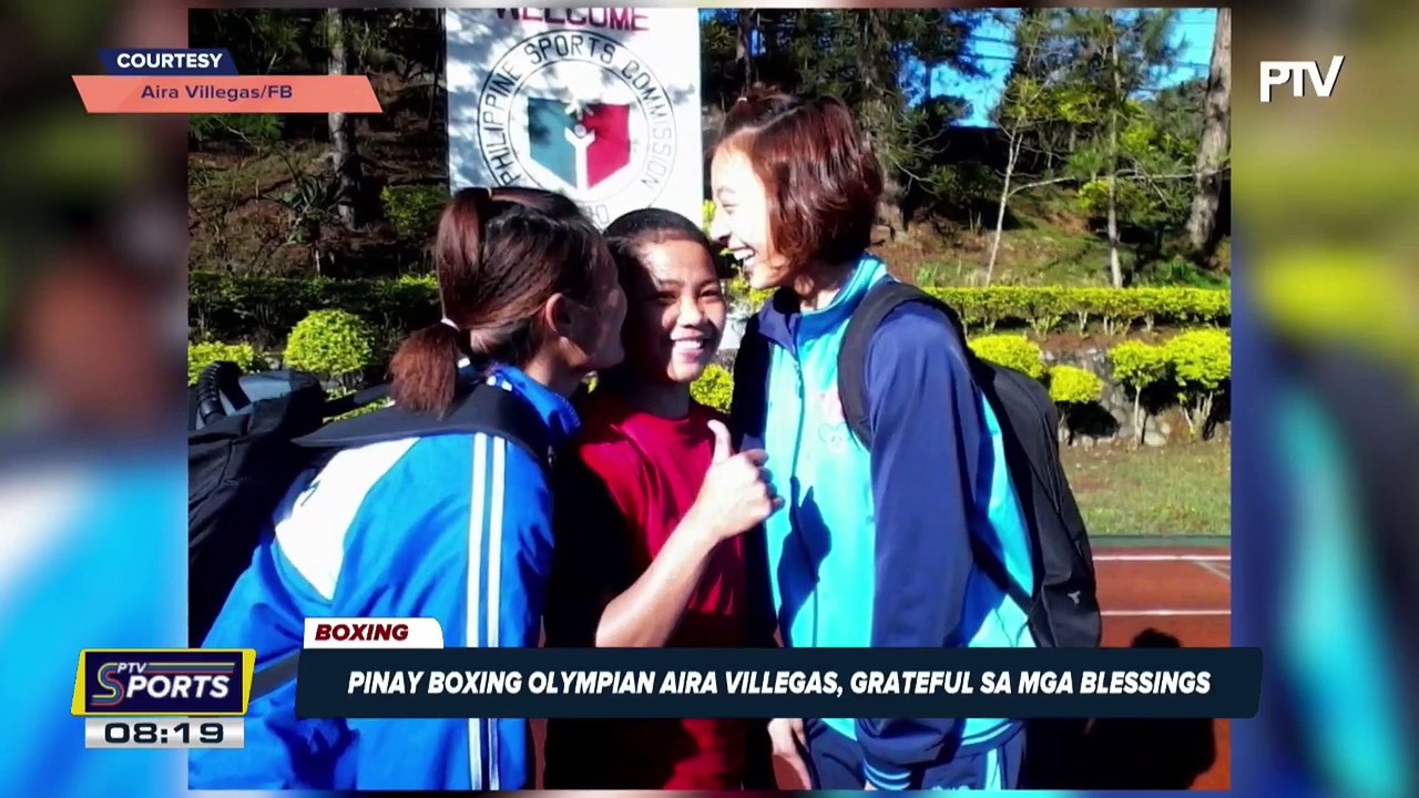 Pinay boxing Olympian na si Aira Villegas, 'grateful' sa blessings
