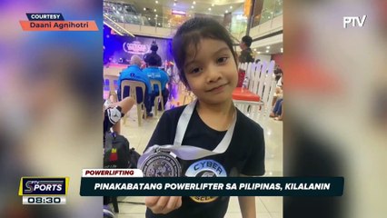 Pinakabatang powerlifter sa Pilipinas, kilalanin