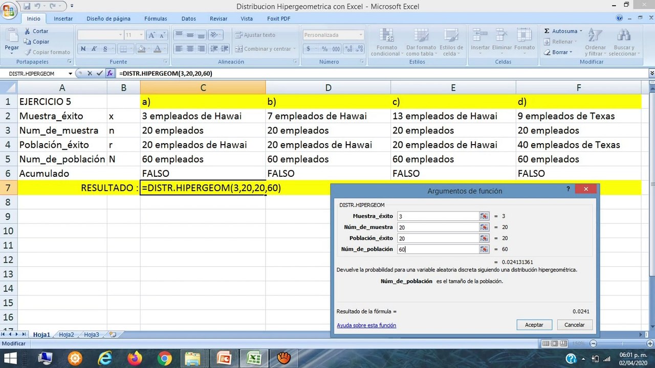 Distribución Hipergeométrica. Fábrica de computadoras