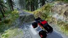 Monster Truck Jungle Race! Extreme Off-Road Action - BeamNG Drive