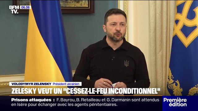 Guerre en Ukraine: Volodymyr Zelensky veut discuter d'un cessez-le-feu inconditionnel