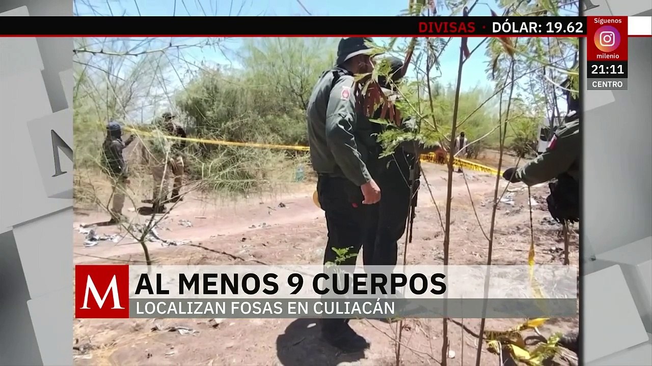 Hallan al menos 9 cuerpos en siete fosas clandestinas en Culiacán, Sinaloa