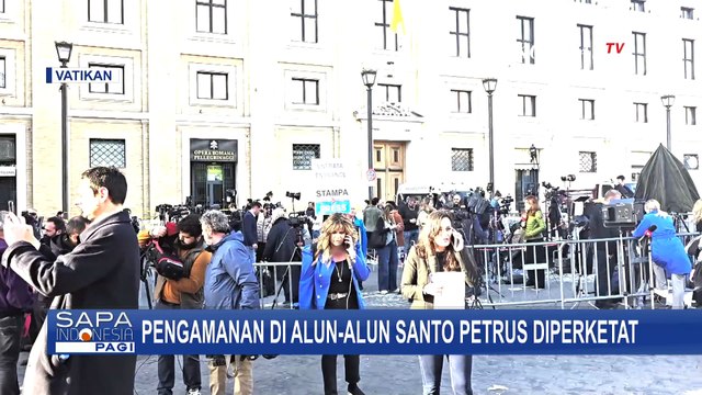 Pengamanan di Basilika Santo Petrus Diperketat Jelang Pemindahan Paus Fransiskus
