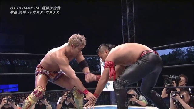 Shinsuke Nakamura vs Kazuchika Okada - G1 Climax 24 Final: NJPW G1 Climax 24 (8/10/2014)