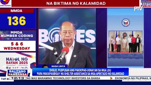 DHSUD, puspusan ang pakikipag-ugnayan sa mga LGU para makapagbigay ng shelter...
