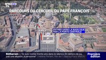 Mort du pape: le parcours du cercueil du pape François