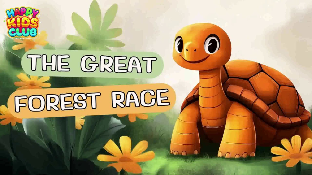 THE GREAT FOREST RACE - Bedtime Stories for Kids - A Fun Take on 'The Tortoise and the Hare'