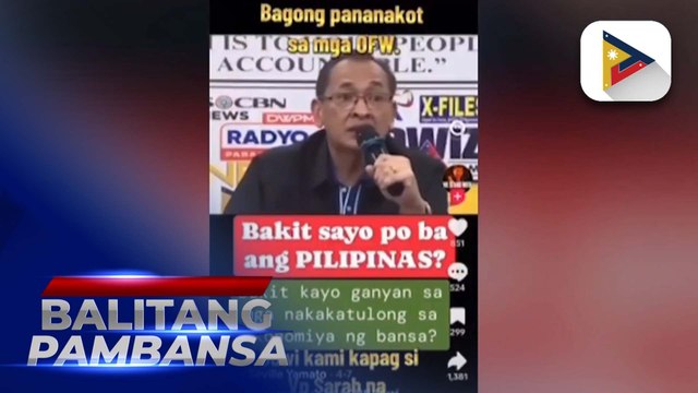 NBI, tiniyak ang pag-aresto sa mga OFW na nagpapakalat umano ng fake news