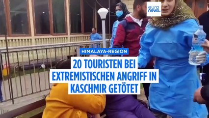 Extremistischer Angriff auf Touristen: Mindestens 26 Tote in Kaschmir