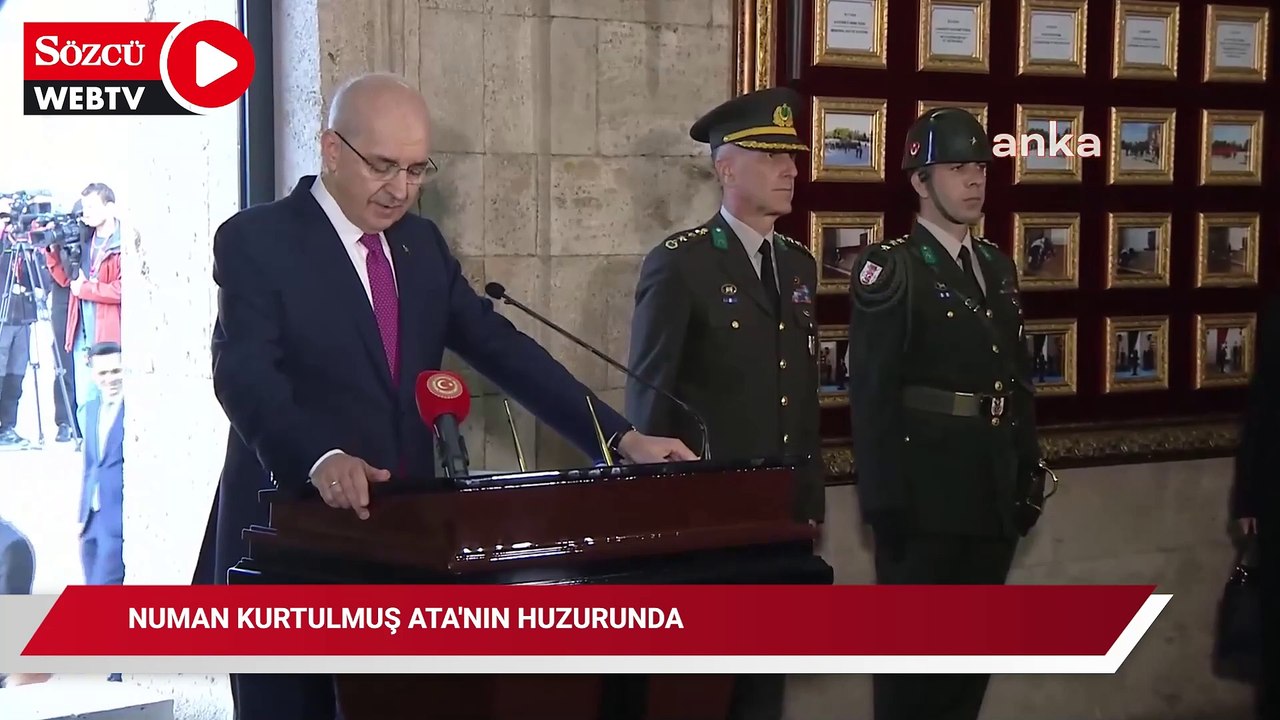 TBMM Başkanı Numan Kurtulmuş ATA'nın huzurunda