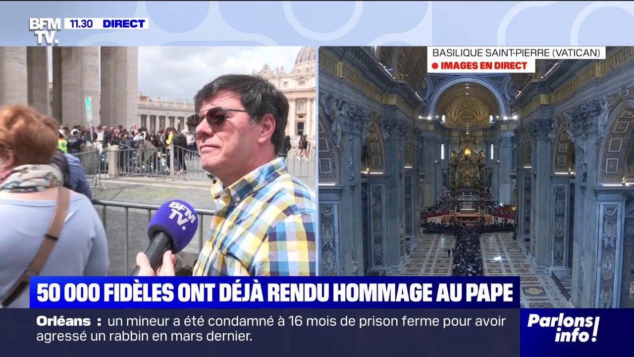 Mort du pape: 50.000 fidèles ont déjà rendu hommage au souverain pontife