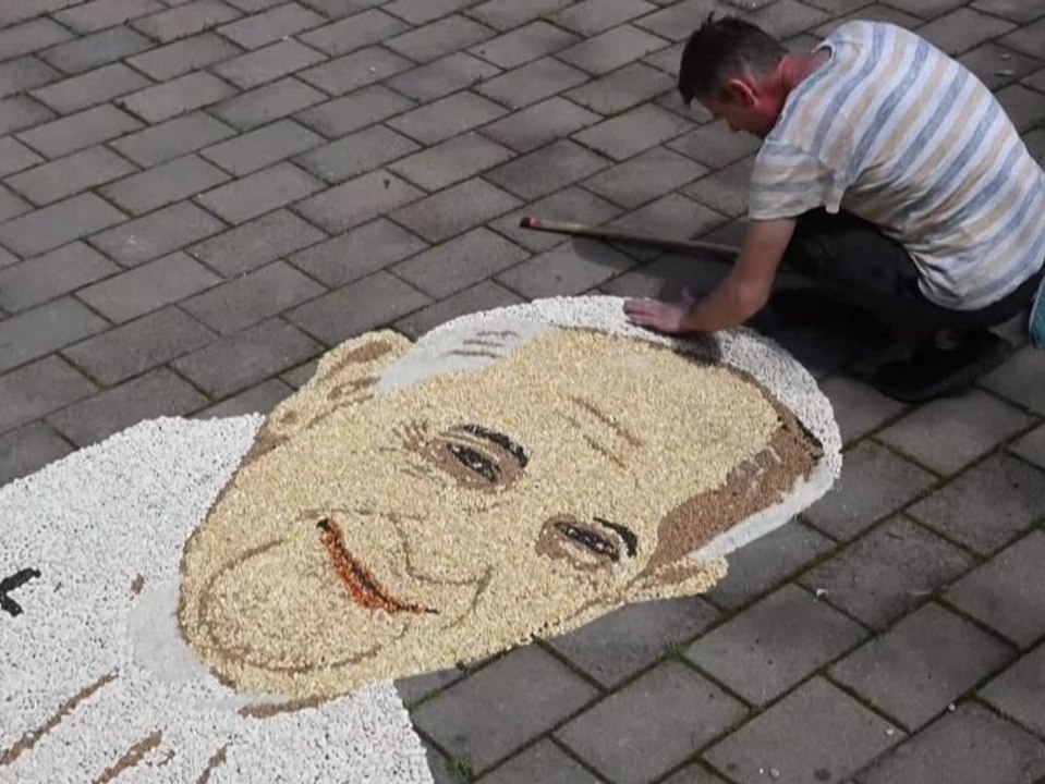 Künstler setzt Papst Franziskus außergewöhnliches Denkmal