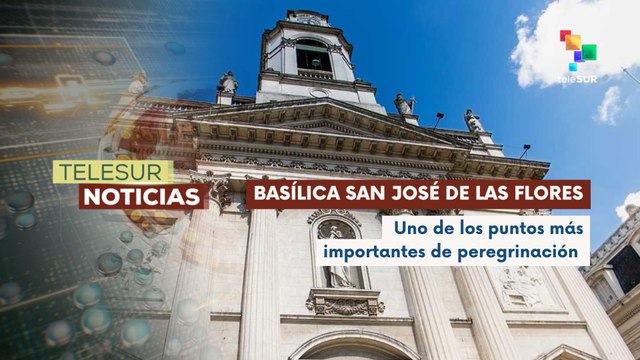 Devotos del Papa Francisco acuden a la basílica de San José de las Flores