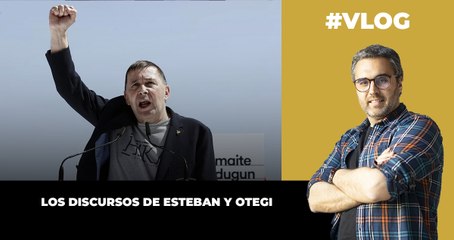 Los discursos de Esteban y Otegi