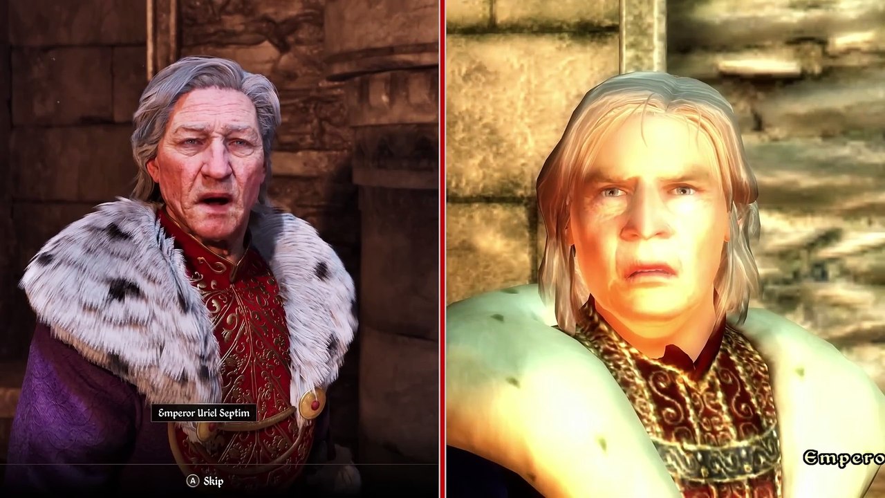 Elder Scrolls Oblivion Remaster vs. Original Graphics Comparison