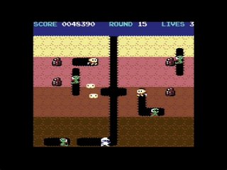 Dig Dug Revival (COMMODORE 64) Longplay
